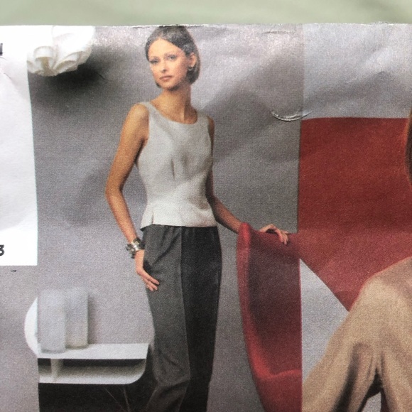 Vintage vogue 2686 , sizes 12-16- Tom and Linda Platt - dress, to, pants, jacket - Picture 7 of 10